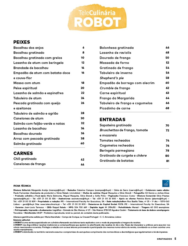 Robot de Cozinha 144 - versão digital