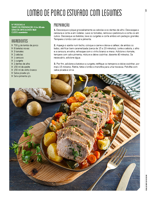 Especial 100 Receitas de Carne de Porco  - versão digital