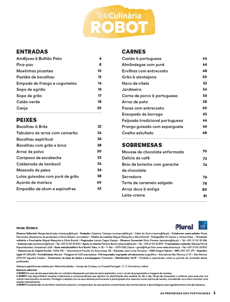 Robot de Cozinha 141 - versão digital