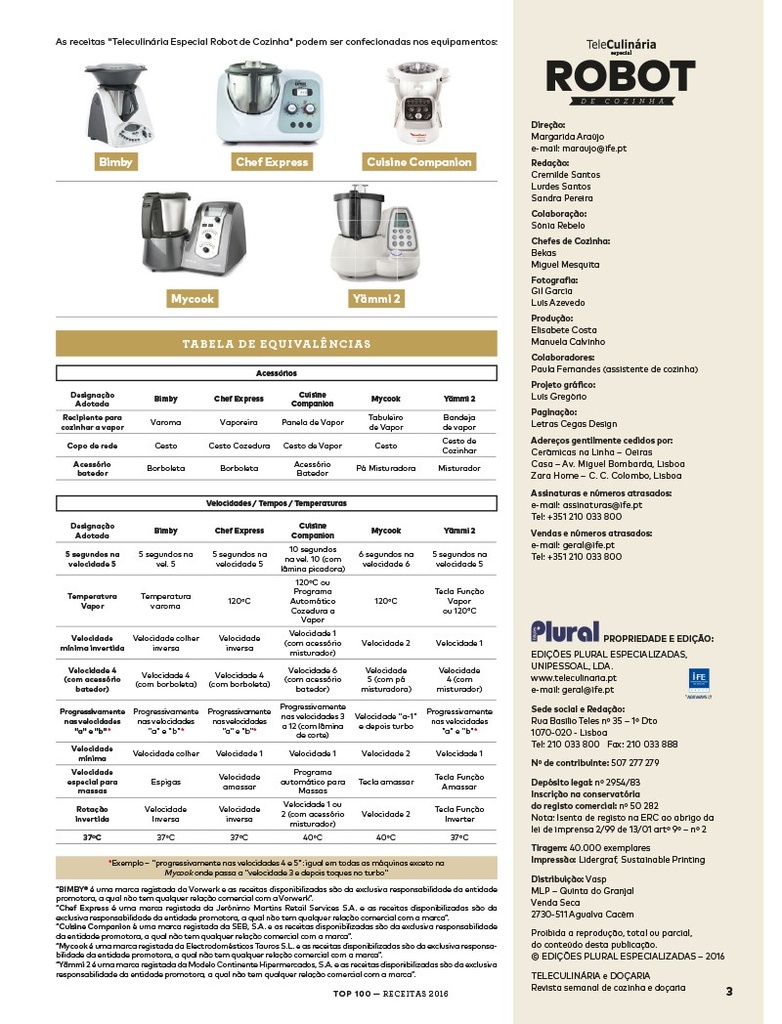 Especial 100 Melhores Receitas Robot 2016 - versão digital