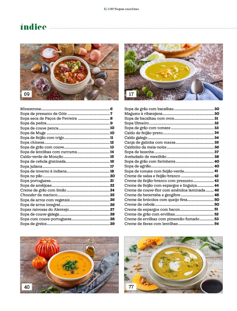 Especial 100 Receitas de Sopas - versão digital