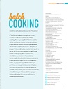 Batch cooking (Cozinhar, congelar poupar)