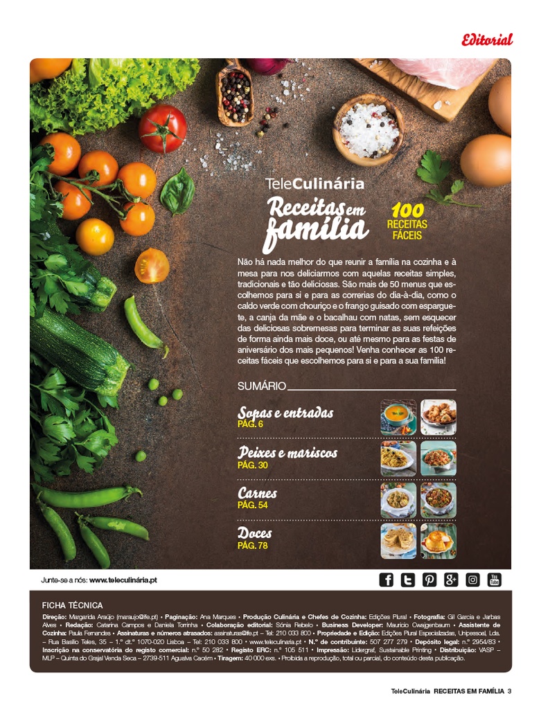 Especial 100 Receitas em Família- versão digital