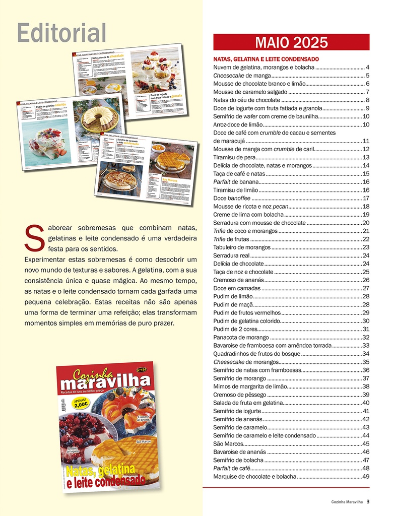 Cozinha Maravilha 184 - versão digital