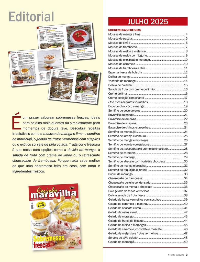 Cozinha Maravilha 186 - versão digital